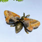 3.0" Natural Crystal bee with Metal Body Crystal Healing Bulk Wholesale