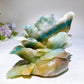 4.9" Unique Caribbean Calcite Peony Carving Crystal Healing Bulk Wholesale