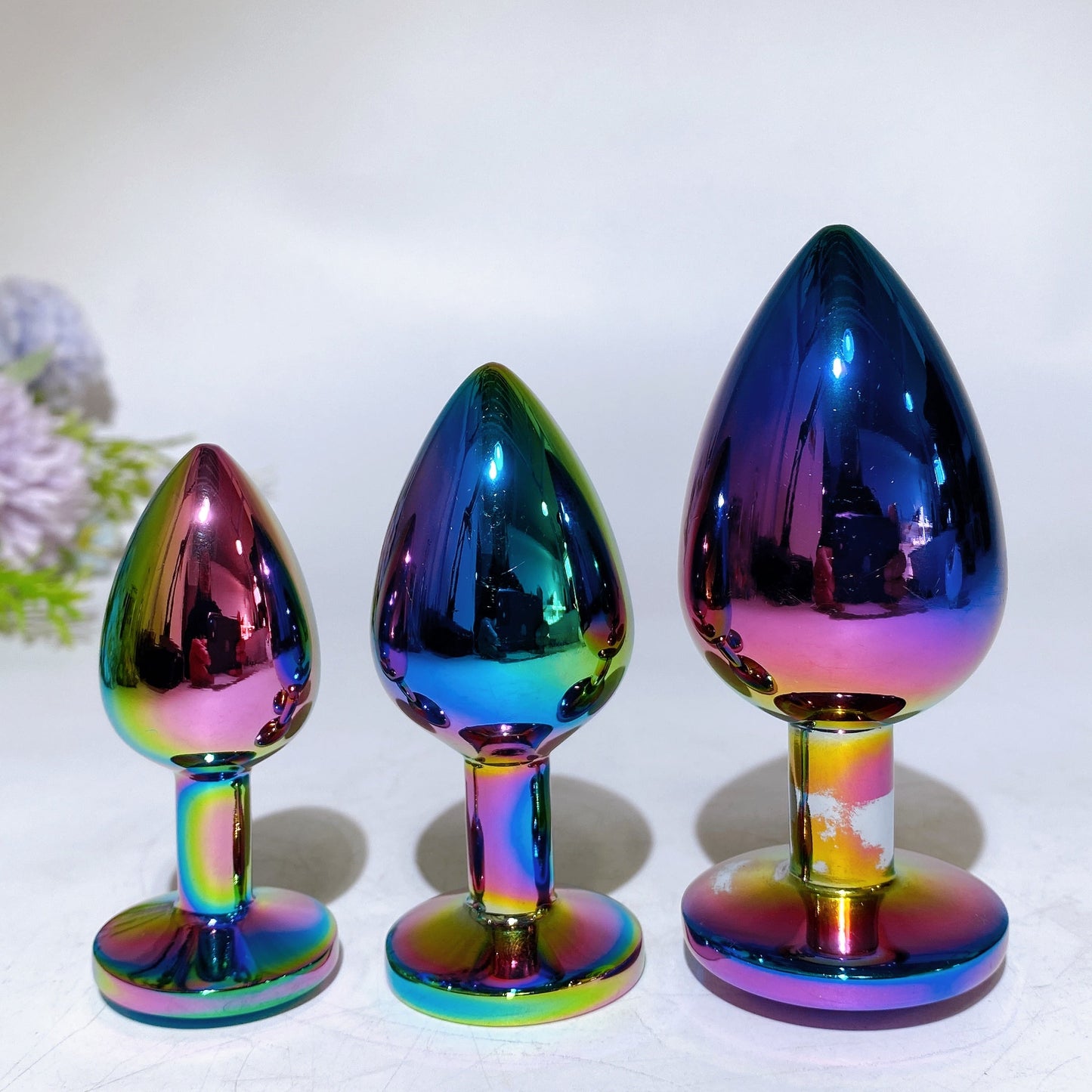 7-9cm Aura Heatite Yoni Egg Carving Crystal Healing Bulk Wholesale