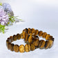 Faceted Yellow Tiger's Eye Bangle Crystal Healing Bulk Wholesale