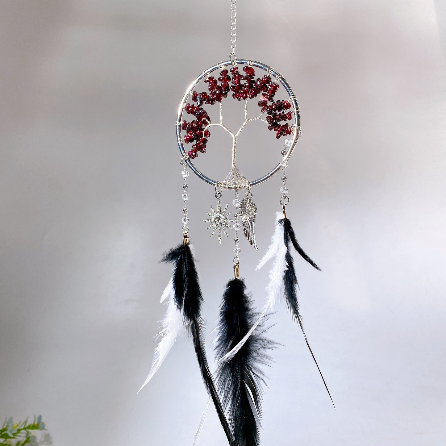 28cm Natural Crystal Dreamcatcher Crystal Healing Bulk Wholesale