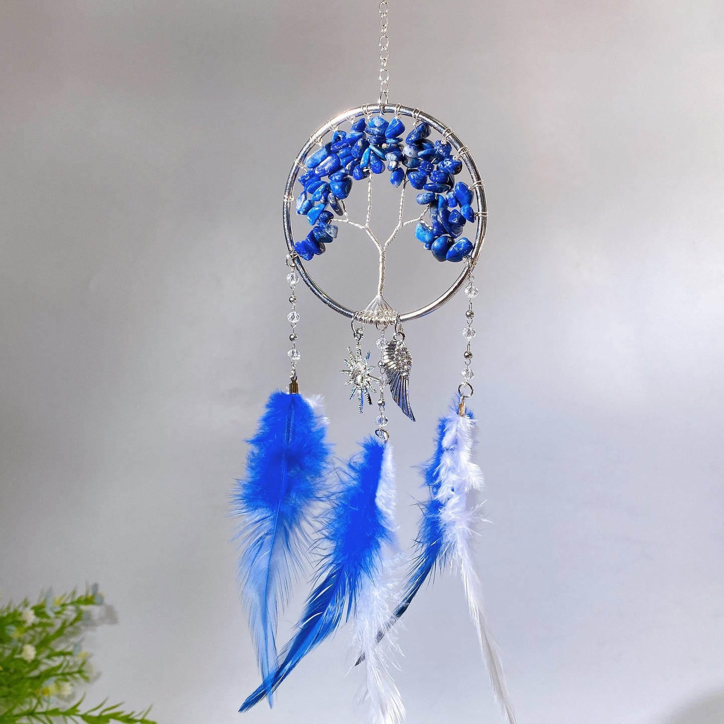 28cm Natural Crystal Dreamcatcher Crystal Healing Bulk Wholesale