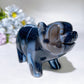 4.2" Black Banded Agate Piggy Carving Crystal Healing Bulk Wholesale