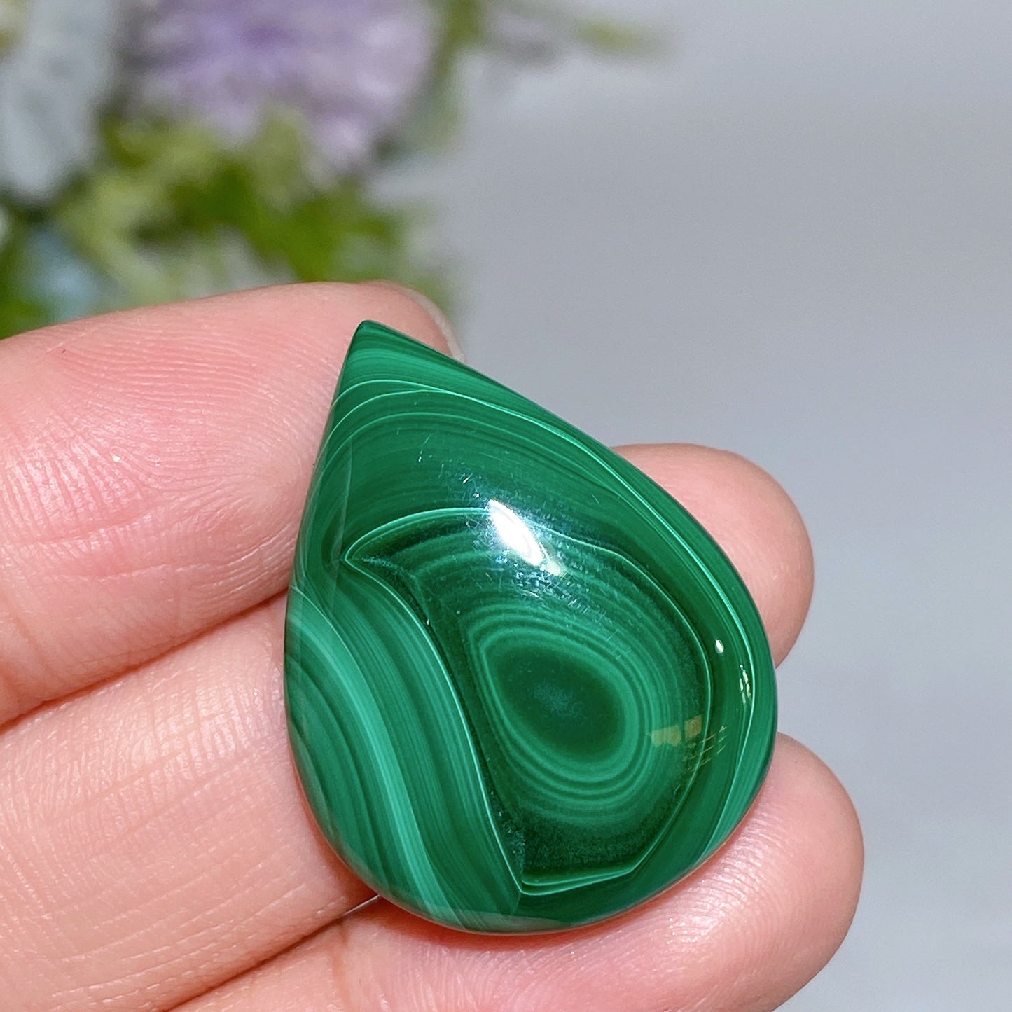 Malachite Drop Shape Cabochon for jewelry DIY Crystal Healing Bulk Wholesale