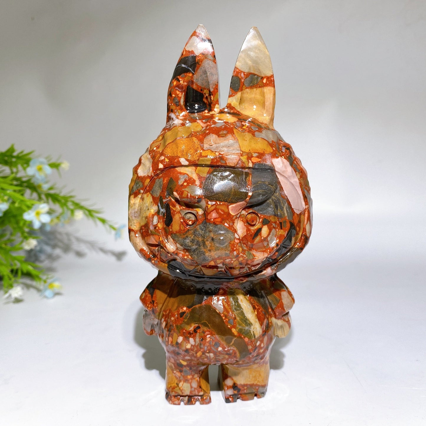 18cm Crystal Labubu Carving Crystal Healing Bulk Wholesale
