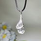 Clear Quartz Point Pendant with Black Cord Crystal Healing Bulk Wholesale