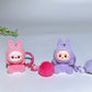 Labubu Key Chain Bag Hanging Ornament Crystal Healing Bulk Wholesale