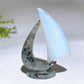 3.0" Crystal Sailboat Carving Crystal Healing Bulk Wholesale