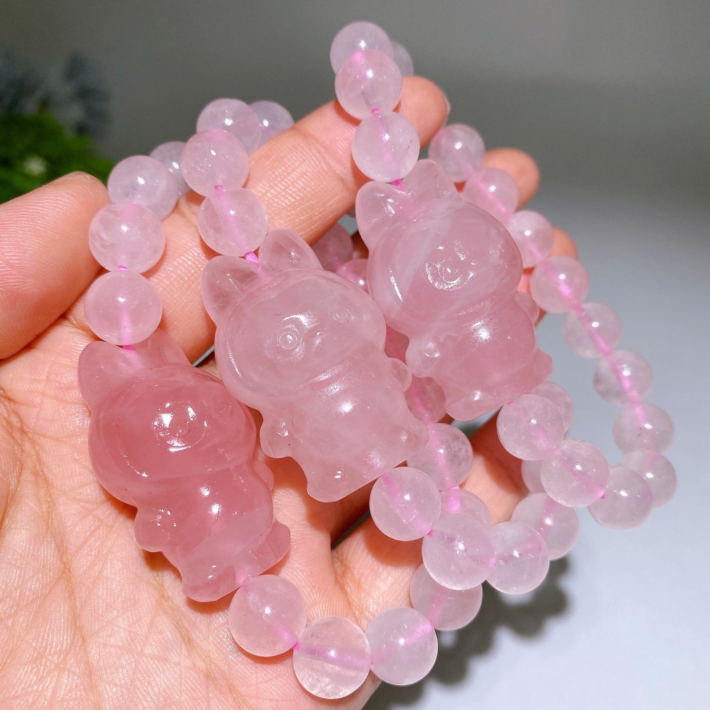 10mm Crystal Labubu Bracelet Crystal Healing Bulk Wholesale