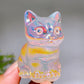 1.9" Aura Crystal Cat Carving Crystal Healing Bulk Wholesale