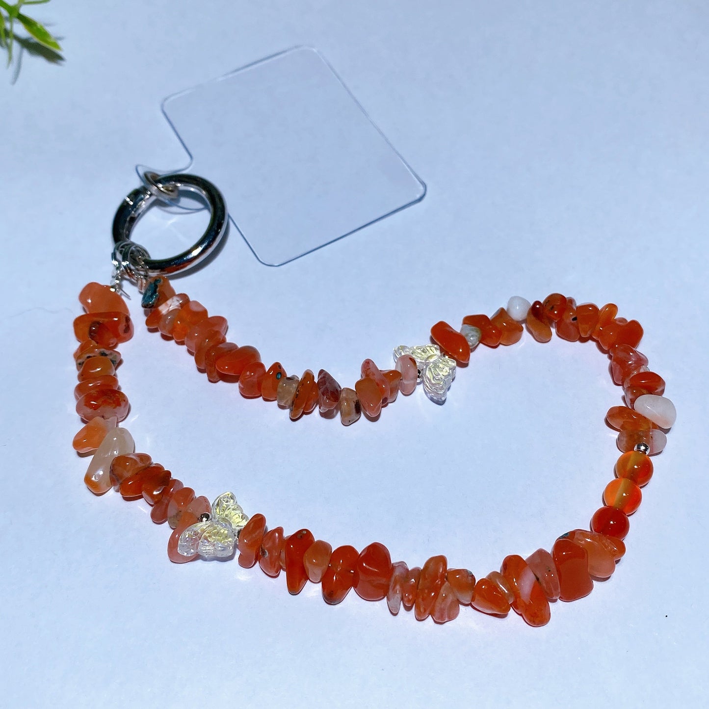 15cm Natural Gemstone Crystal Chips Phone Charm Crystal Healing Bulk Wholesale