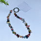 15cm Natural Gemstone Crystal Chips Phone Charm Crystal Healing Bulk Wholesale