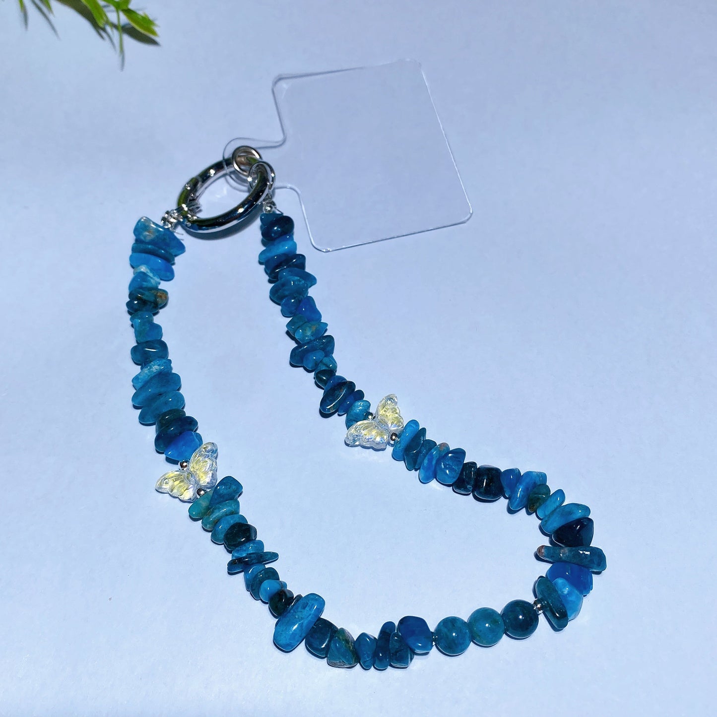 15cm Natural Gemstone Crystal Chips Phone Charm Crystal Healing Bulk Wholesale