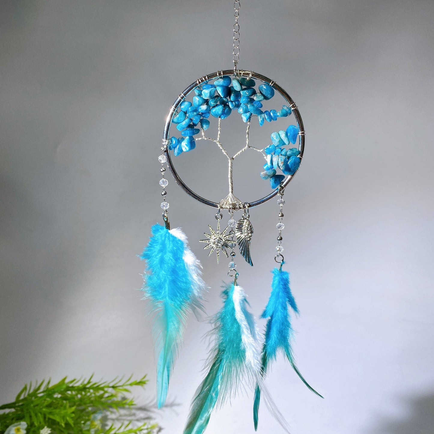 28cm Natural Crystal Dreamcatcher Crystal Healing Bulk Wholesale