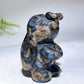 2.6" Crystal butterfly Hovering Over Rabbit Nose Carving Crystal Healing Bulk Wholesale