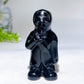 2.5"-2.8" Black Obsidian Killer Carving Crystal Healing Bulk Wholesale