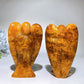 3.8" Golden Healer Angel Carving Crystal Healing Bulk Wholesale