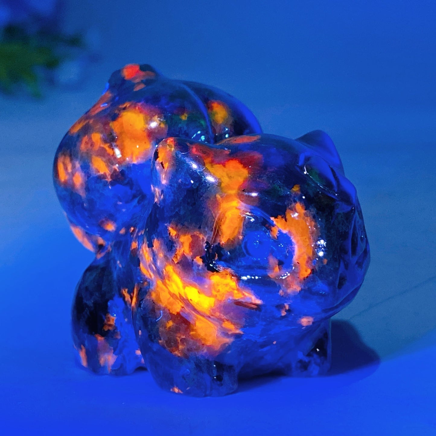 1.6"-2.4" Aura Yooperlite Pokemon Character Carving Crystal Healing Bulk Wholesale