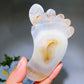 3.8" Druzy Agate Foot Carving Crystal Healing Bulk Wholesale