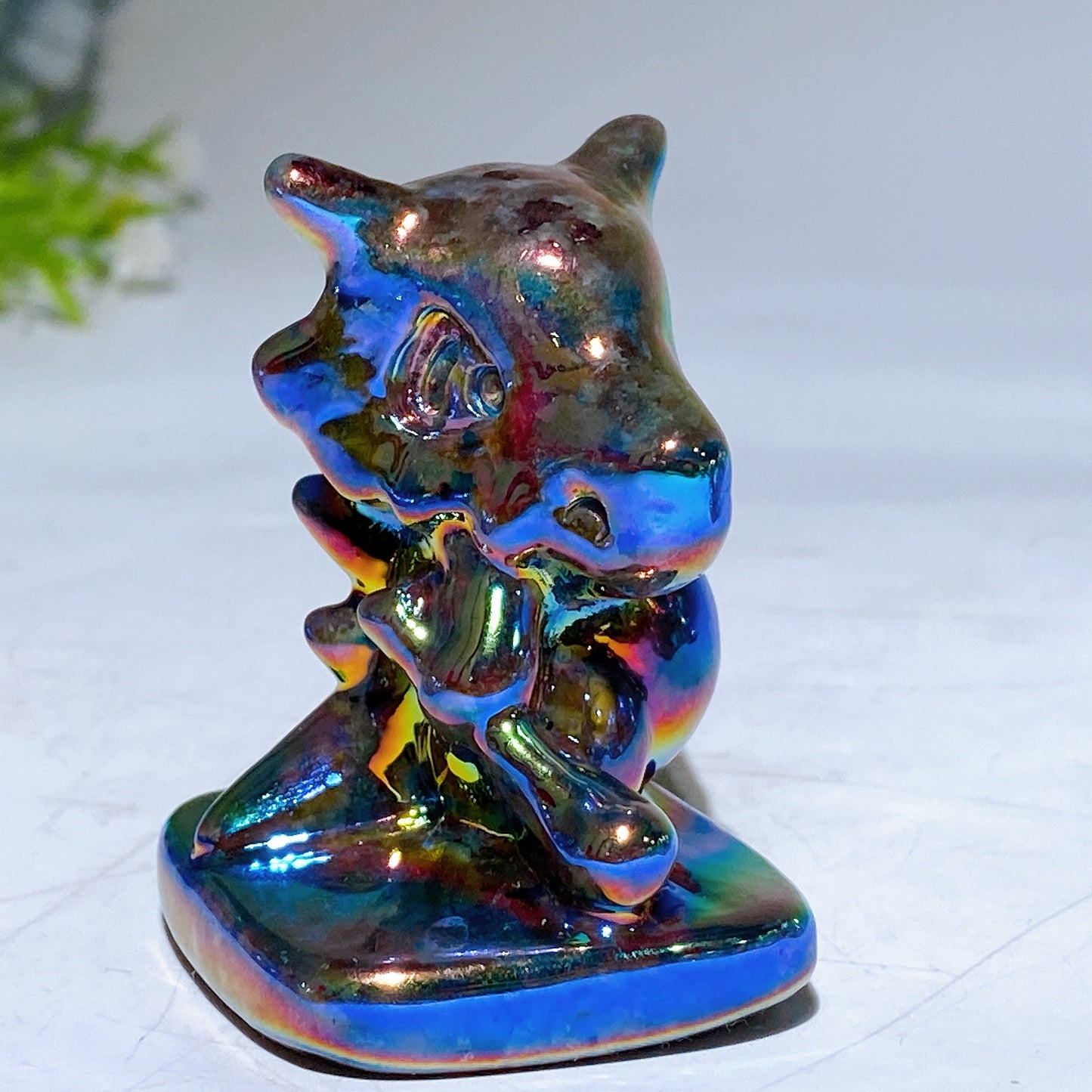 1.6"-2.4" Aura Yooperlite Pokemon Character Carving Crystal Healing Bulk Wholesale