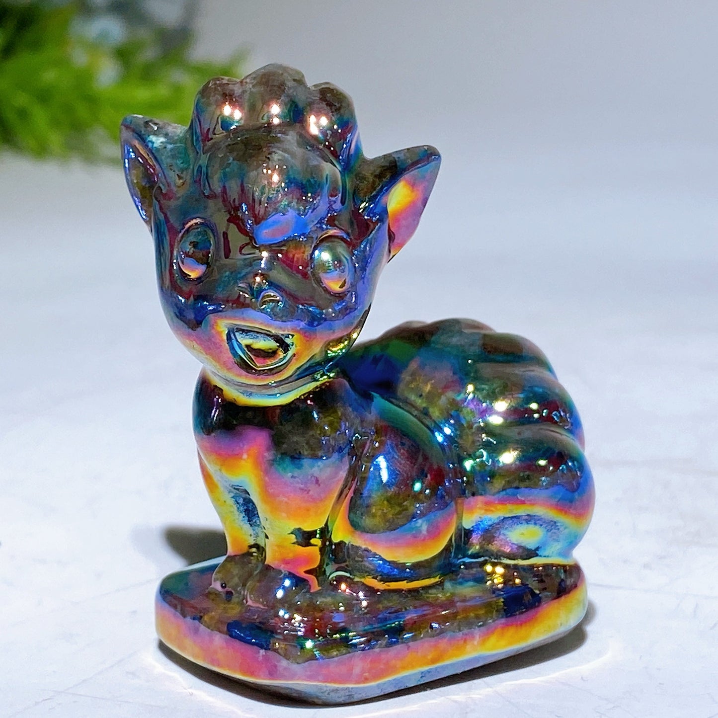 1.6"-2.4" Aura Yooperlite Pokemon Character Carving Crystal Healing Bulk Wholesale