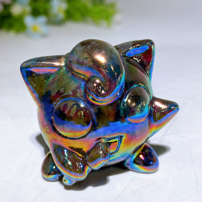 1.6"-2.4" Aura Yooperlite Pokemon Character Carving Crystal Healing Bulk Wholesale