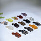3.0" Natural Crystal Beaver Carving Crystal Healing Bulk Wholesale