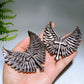 3.2" Silver Obsidian Wing Carving Crystal Healing Bulk Wholesale