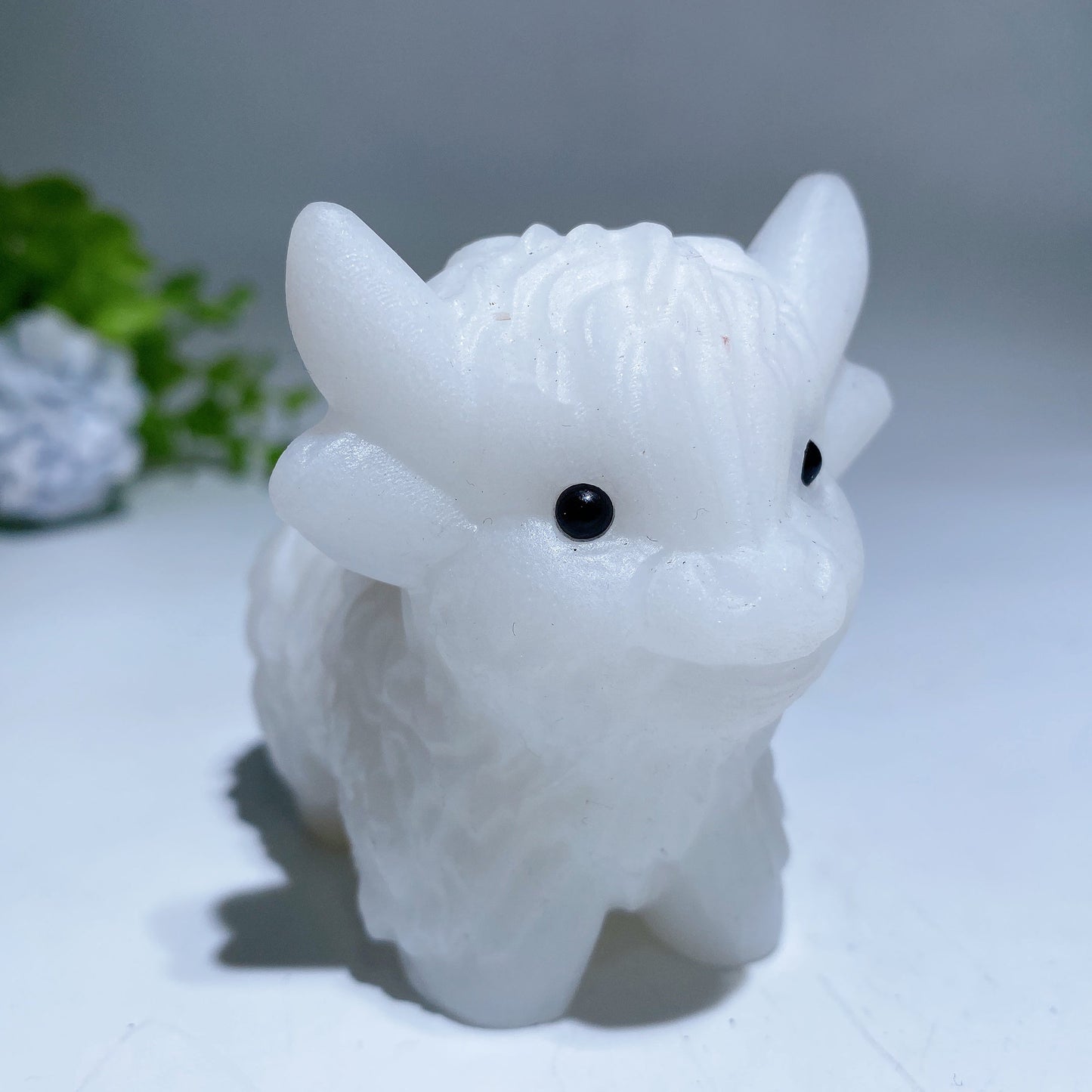 3.2" Crystal Cattle Carving Crystal Healing Bulk Wholesale