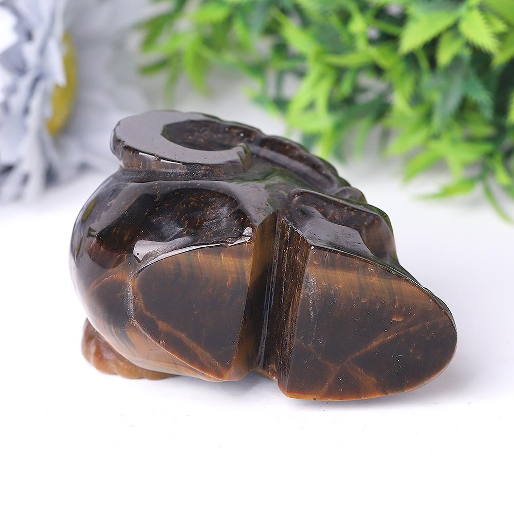 Tiger Eye Crystal Skull Carvings Wholesale Crystals USA
