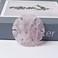 2" Rose Quartz Clear Quartz Snowflake Shape Crystal Carvings Wholesale Crystals USA
