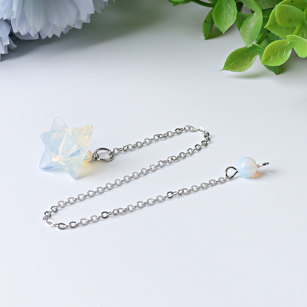 0.5" Merkaba Pendulum Wholesale Crystals USA