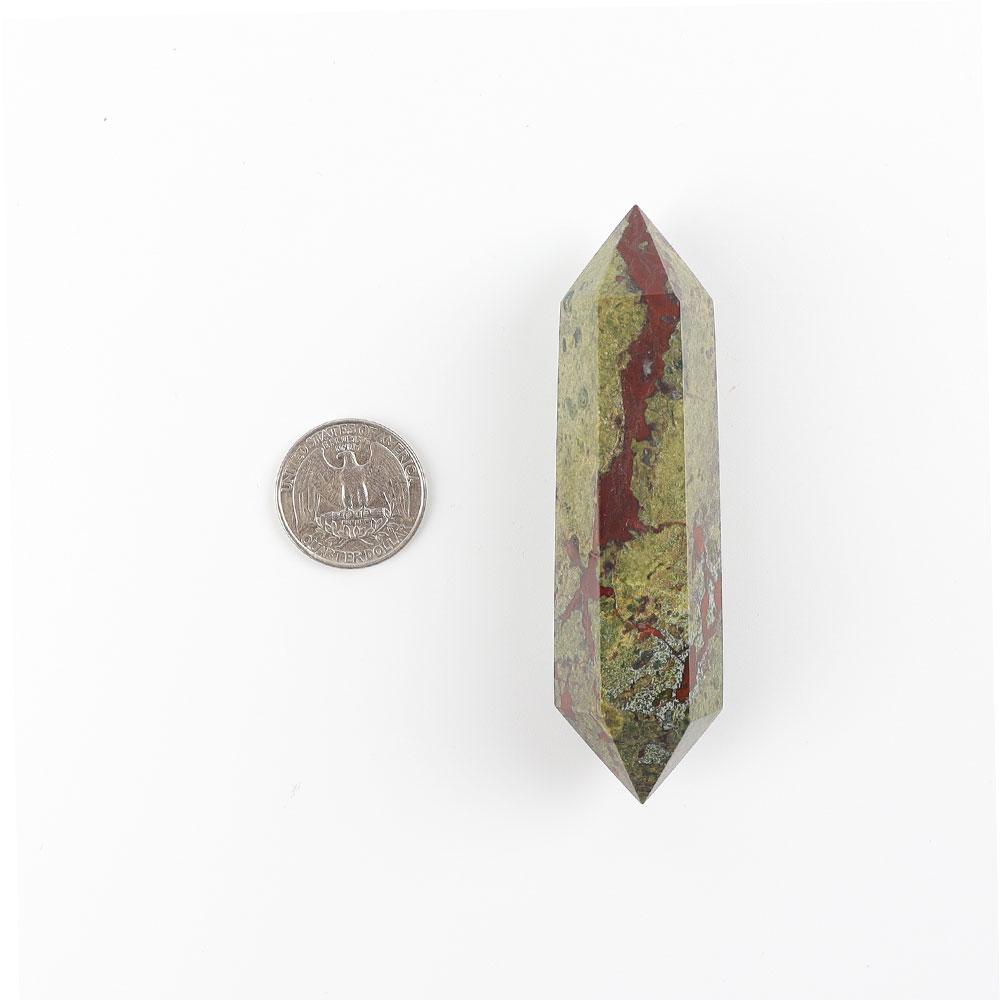 Set of 5 Dragon Blood Stone Double Terminated Points Wholesale Crystals USA