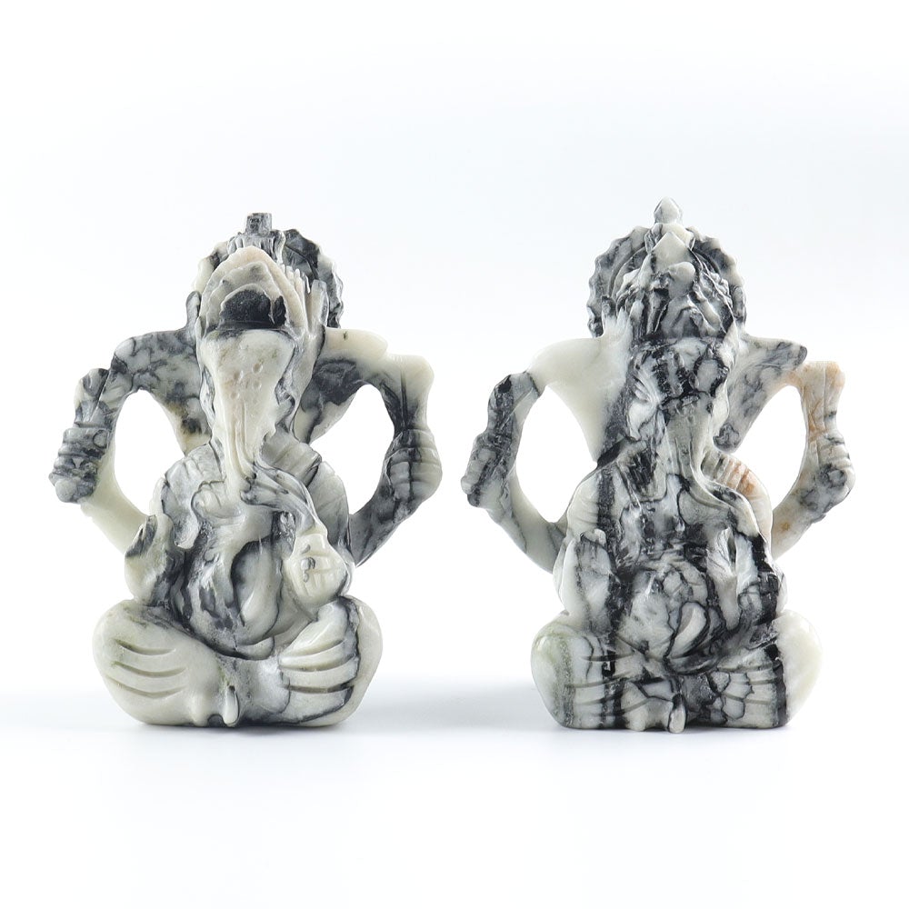 Jade Ganesha Carving Free Form
