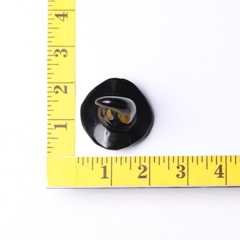 2.25" Black Obsidian Witch's Hat Crystal Carvings Wholesale Crystals USA