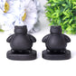 2" Black Obsidian Snorlax Crystal Carvings Wholesale Crystals USA