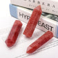 Set of 3 Strawberry Quartz Points Wholesale Crystals USA