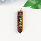 2" Chakra Wire Wrapped Pendant Wholesale Crystals USA