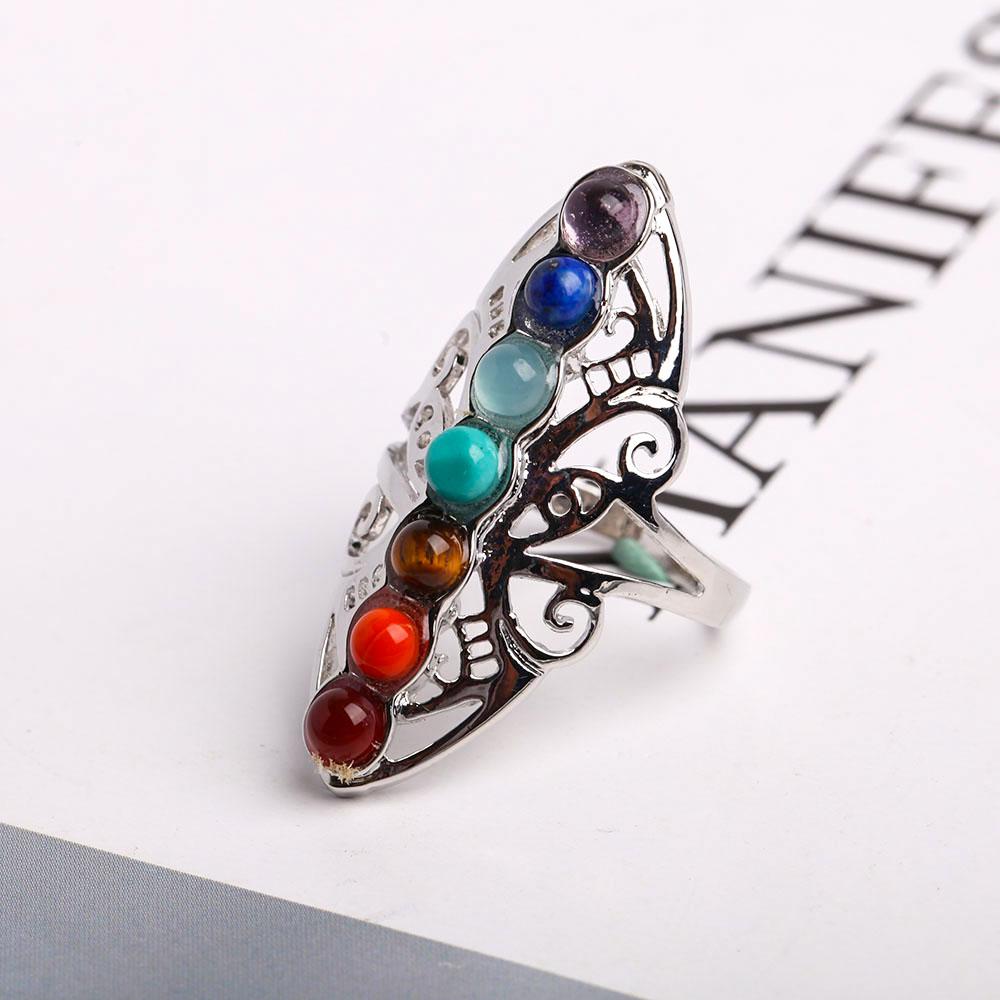 7 Chakra Adjustable Crystal Rrings Wholesale Crystals USA