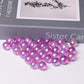 0.5-0.7'' High Quality Purple Aura Crystal Spheres Crystal Balls for Healing Wholesale Crystals USA