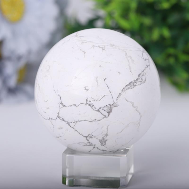 2.0"-4.0" Howlite Sphere Wholesale Crystals USA