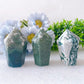 2.5"-2.8" Moss Agate Hexagonal Crystal Point Wholesale Crystals USA