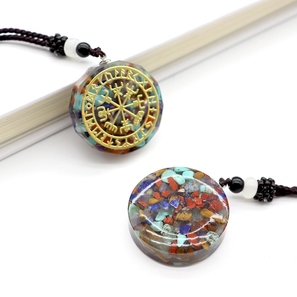 Mixed Gemstone Crystal 7 Chakra Healing Necklace Wholesale Crystals USA