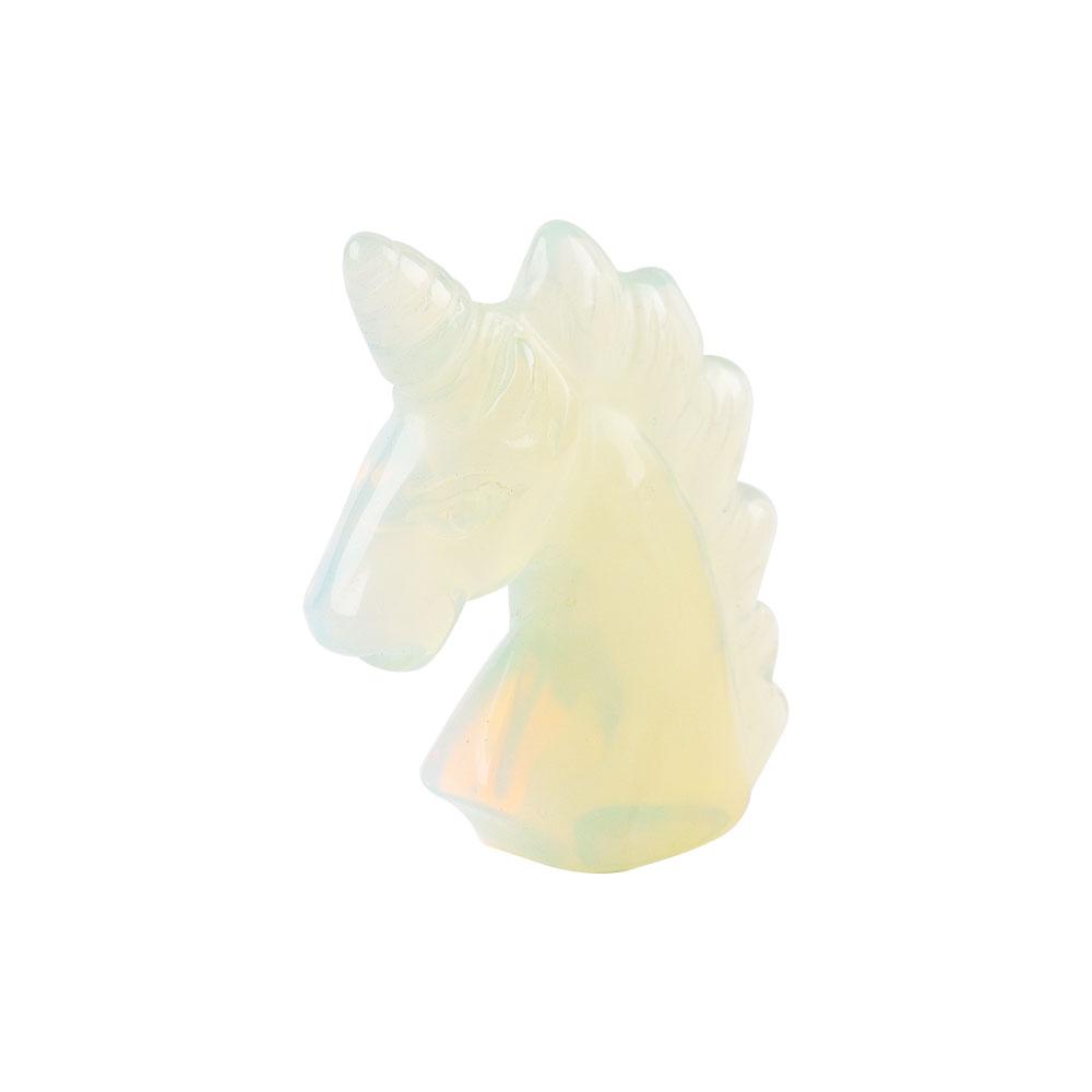 2" Opalite Crystal Carving Unicorn Wholesale Crystals USA