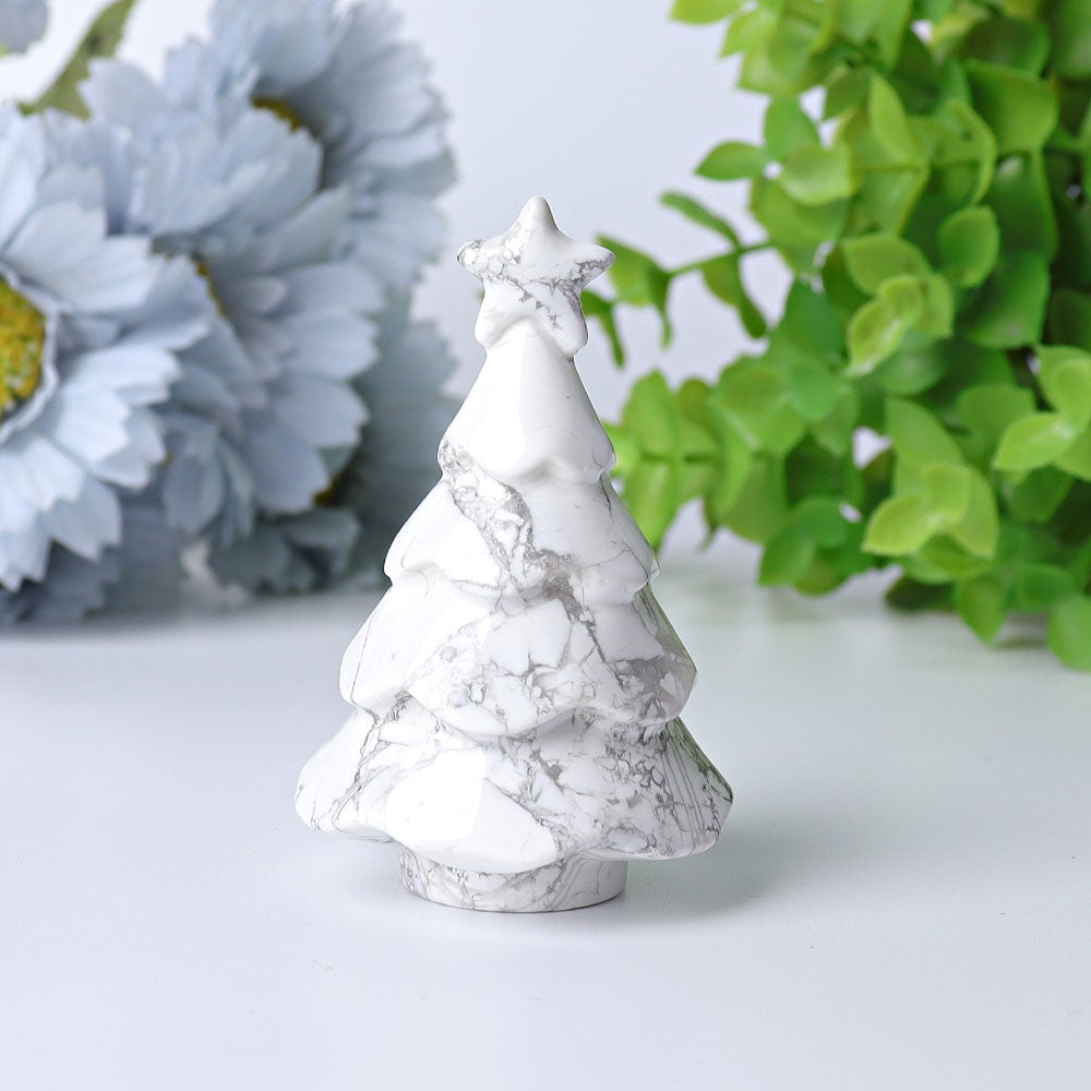 2"-2.5" Christmas Tree Crystal Carvings Wholesale Crystals USA