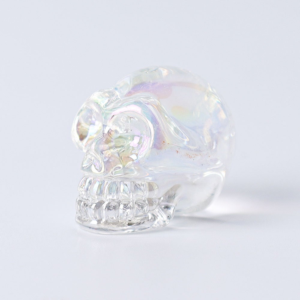 1" Aura Skull  Angel Crystal Carvings （Random sending color） Wholesale Crystals USA