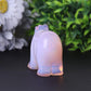 3" Pink Opal Bear Carving for Collection Crystal Gift Wholesale Crystals USA