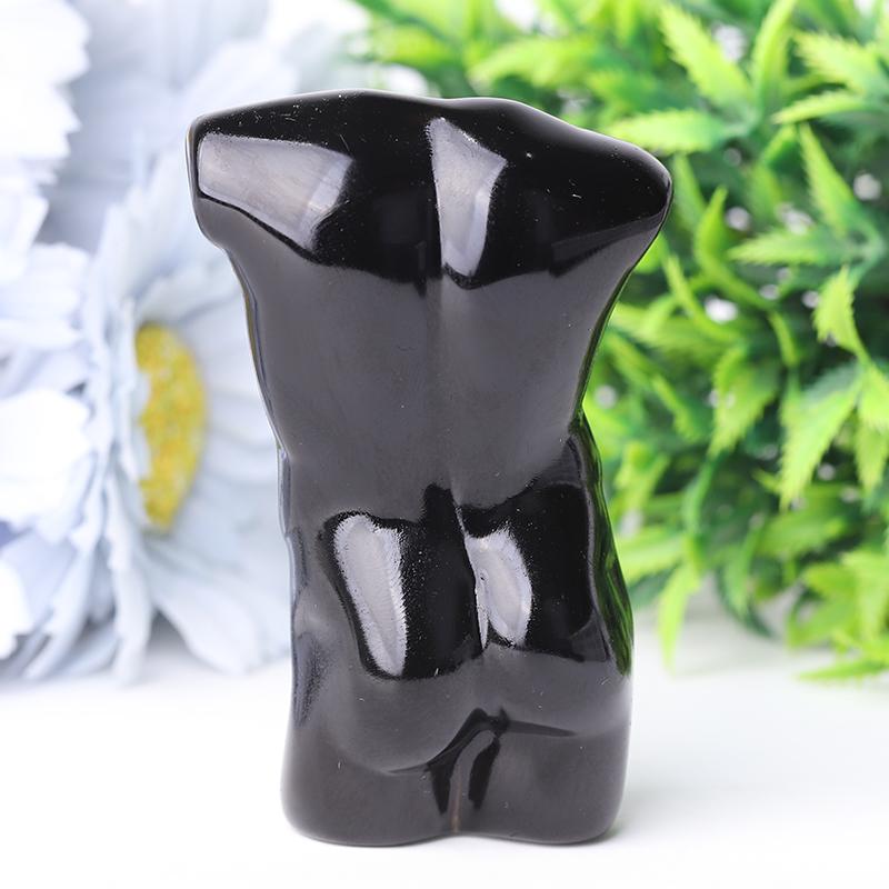 2.0-3.0" Black Obsidian Model Crystal Carvings Wholesale Crystals USA