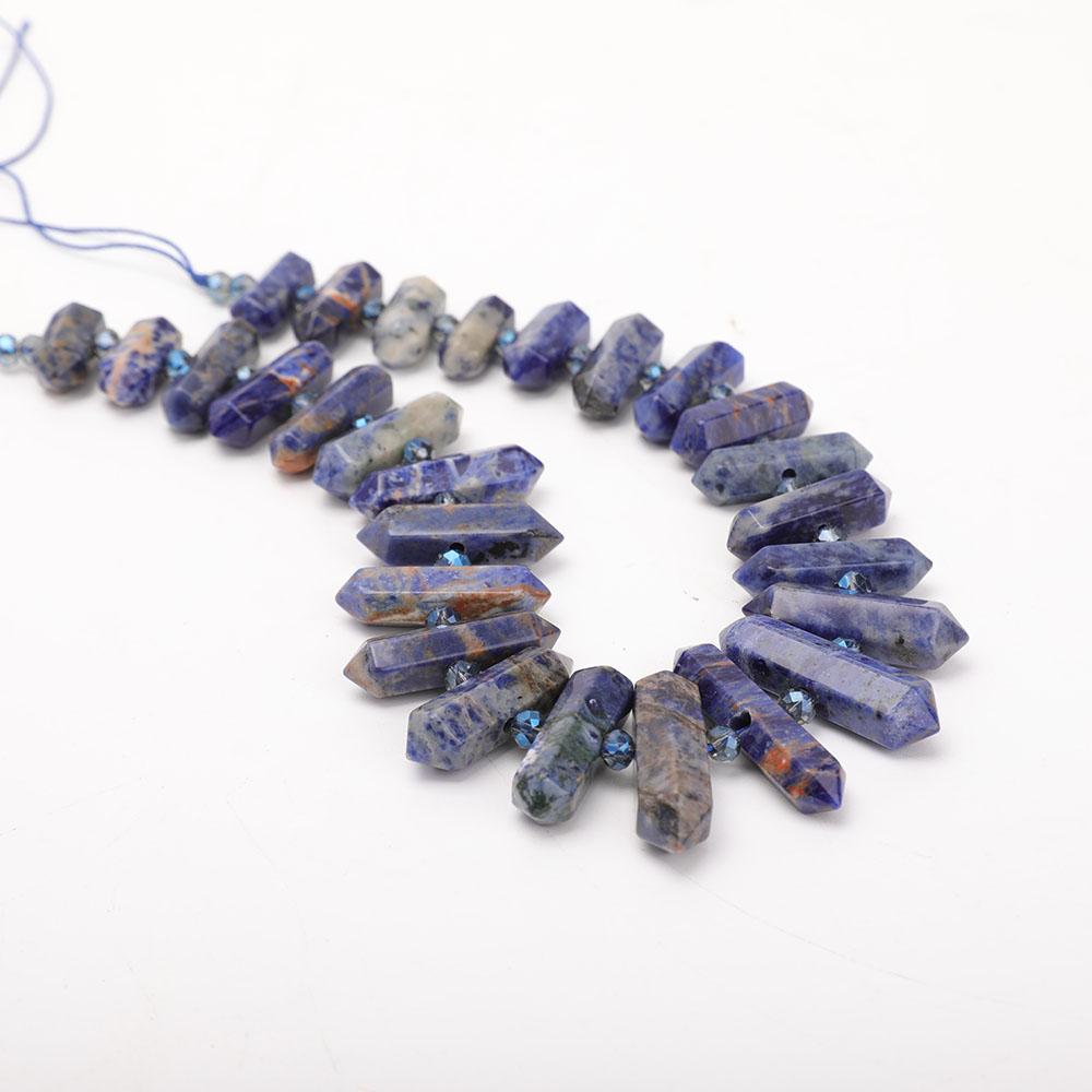 Sodalite Crystal Point Necklace Wholesale Crystals USA