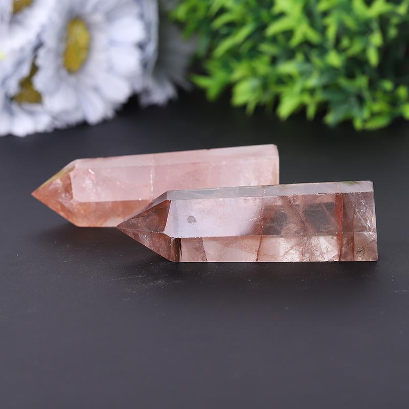 Wholesale Natural High Quality Fire Quartz Crystal Point Wholesale Crystals USA
